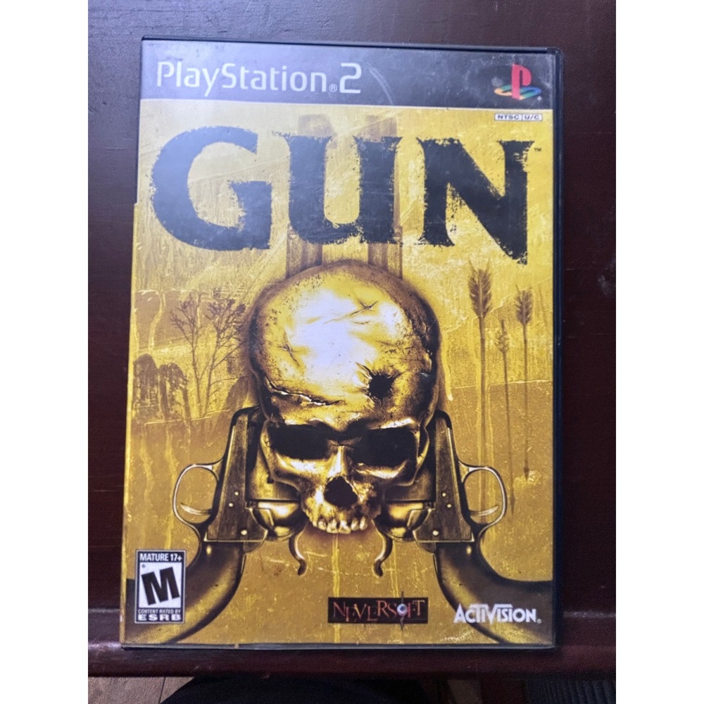 Gun Sony PlayStation 2 PS2 2005 Activision Neversoft Complete CIB SLUS 21139